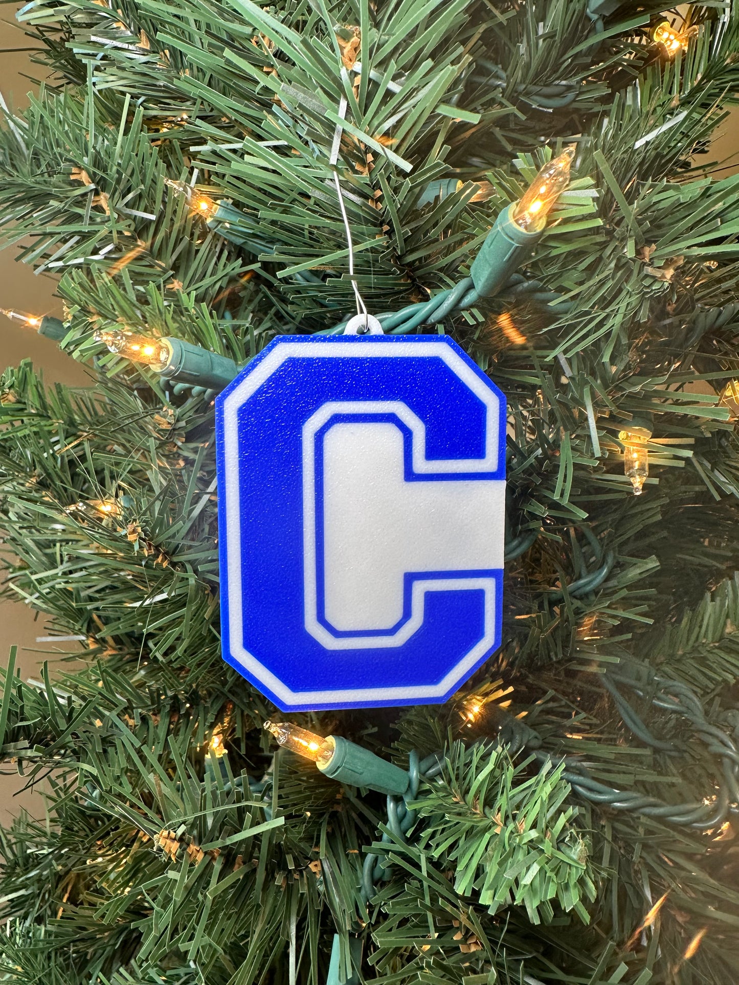 Chippewa 'C' Christmas Ornament