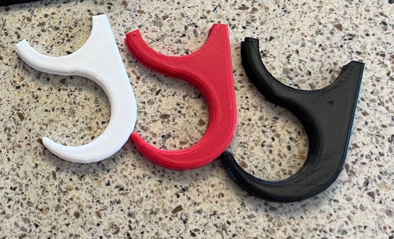 3D Printed Racing Steering Wheel Hooks - Main Image