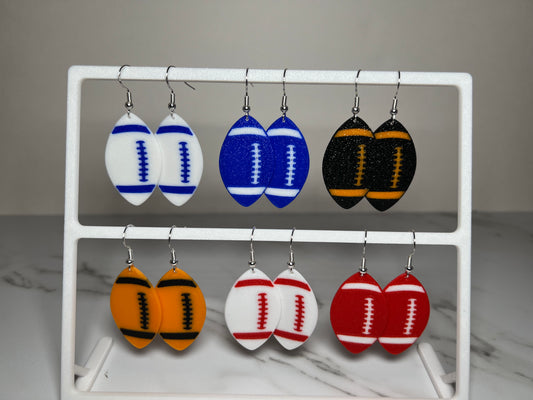 Custom made Football Earrings