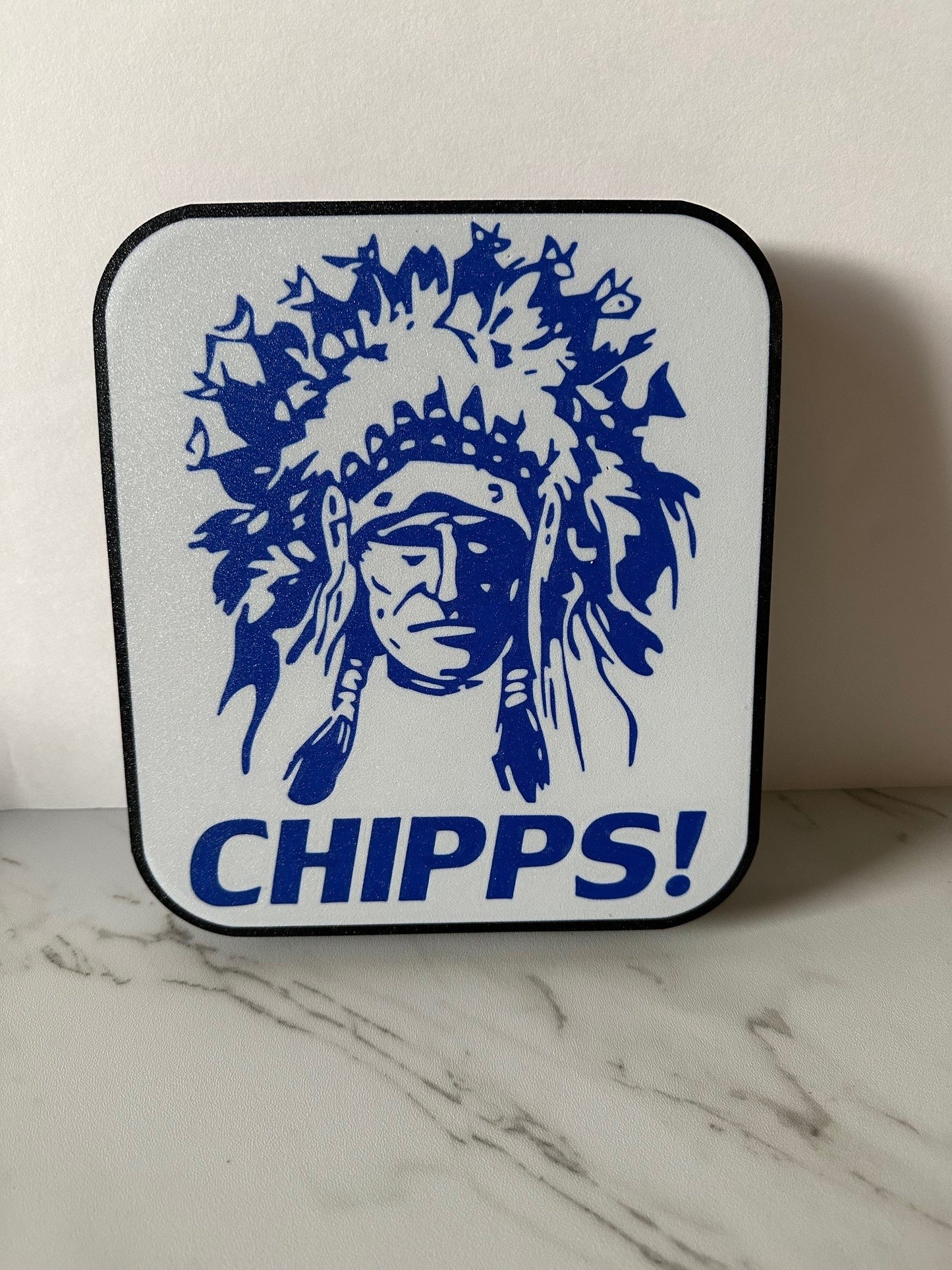 Chippewa Chipps Display and Light Up Sign