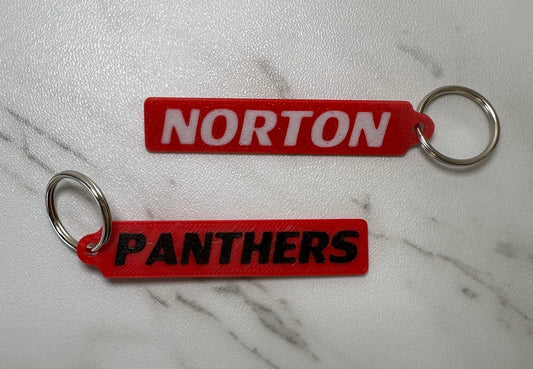 Norton Panther Key Chain / zipper pull