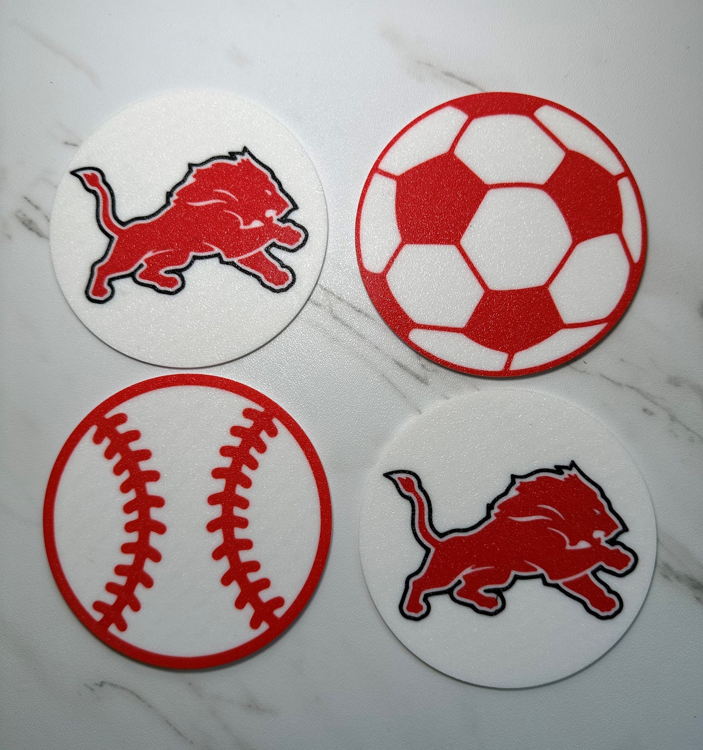 Minerva Lions Custom Made Coaster Set