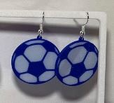 Soccer Ball Earings