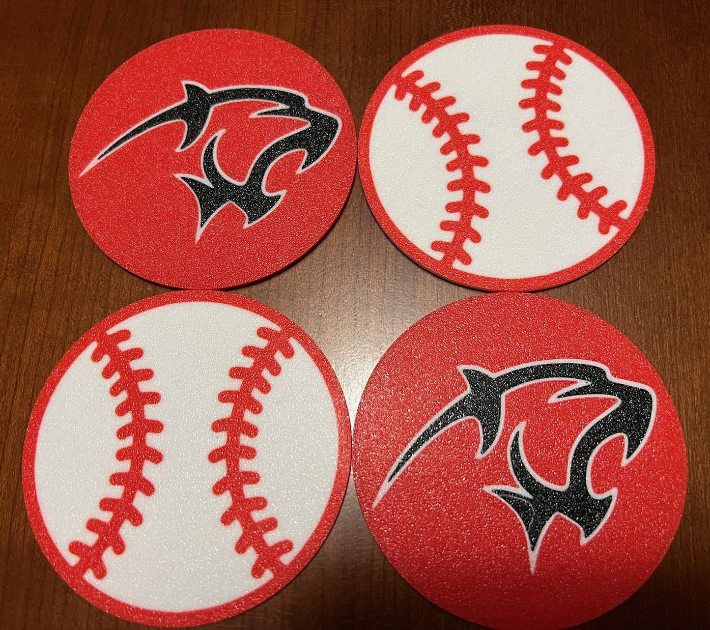 Norton Panther Custom Coasters  (Set of 4 with holder)