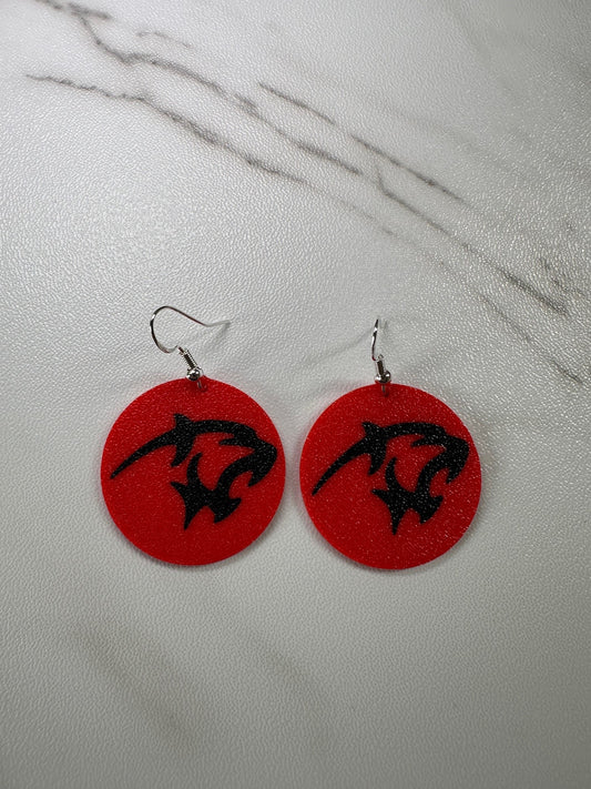 Norton Panther Custom Earrings